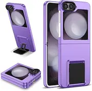 [TIANCI] Case for Samsung Galaxy Z Flip6, [Innovative Stand] + [Camera Protection], Full Body Shockproof Protective Case, Bumper Mobile Phone Case for Samsung Galaxy Z Flip6