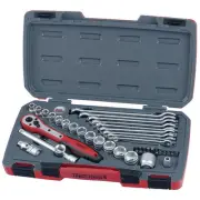 Teng T3840 3/8" DRIVE 40 Piece Metric Socket Set And Spanner Set Kit