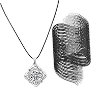 jojofuny 100 Pcs Waxed Cord for Bracelet and Necklace Making Durable String with Clasp Versatile Jewelry Supplies for DIY Pendants and Accessories