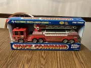 Buddy L Vintage Voices Lights Sounds Voice Command Fire Engine Truck New! 1992