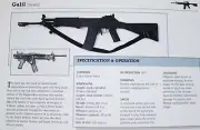 Galil Assault Rifle Gun Picture Out of Print Spec Sheet Article Decor Display