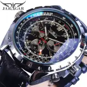 Jaragar Automatic Mechanical Calendar Sport Watches Pilot