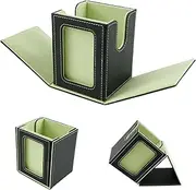 Leather Storage Box,Trading Card Storage Box Fits,Magic TCG Card,Magnetic Card Display Case,Large-Capacity Cards Storage Box with Dividers Portable Card Deck Case MTG Deck Box (C)