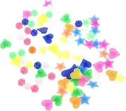 Abaodam Bike Wheel Spoke Bead Decor 108pcs Plastic Wire Bead Clip for Children's Bicycles