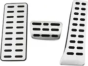 MYMOCCY NO Drill Gas Fuel Brake Foot Rest Pedal Cover for Compatible with Hyundai Tucson Sonata Palisade G70, KIA Sportage Stinger Sorento Optima Cadenza Accessories (at)