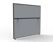 Office Partition Desk Screen Add On Panels - Grey 1200H