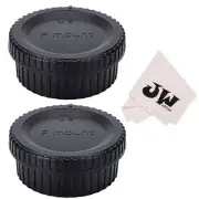 JJC 2-Pack Body Cap + Rear Lens Cap fr Nikon D5 D850 D810 D700 D7500 D7200 D5600