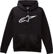Alpinestars Ageless Zip V3, zip hoodie , color: Black/White , size: L