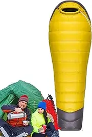 Ultralight Sleeping Bag | Winter Sleeping Bags for Adults - Ultralight Sleeping Bag, Down Sleeping Bag, Compact Mummy Sleeping Bag Adult, Backpacking Sleeping Bag for Hiking Camping Tileze