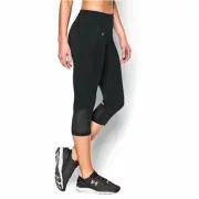 Under Armour HEATGEAR Women's Fly-By Run Capri, Black, X-Small New With Tags