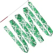 BESPORTBLE Rhythmic Gymnastics Ribbons Dance Ribbons Dancing Ribbon Dance Streamers Ribbon Performance Wand Gymnastic Training Ribbons Ribbon Rod Ribbon Dancer Wand Silk Cloth Green