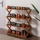 LITA Bamboo 4-Tier Shoe Shelf Foldable Rack