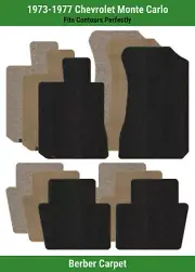 Lloyd Berber Front & Rear Row Carpet Mats for 1973-1977 Chevrolet Monte Carlo (for: Chevrolet)