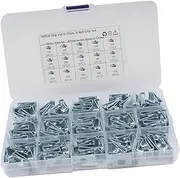 iplusmile 75pcs Manganese Steel U Nut Fasteners Spire U Clip for Motorcycle Bodywork Panel High Elasticity Strength Easy Installation for Bumper Wire Fixing