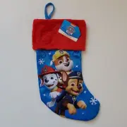 Nickelodeon Paw Patrol Christmas Stocking Marshall Chase Rubble 2022 NWT Ruz