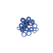Blue sealed ball bearing set for Tamiya TT01 TT 01 TT01E* & TT02B DF02 buggies