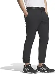 [adidas] EX-Stretch Active Men's Ripstop Golf Pants, Beyond The Course, Water Repellent, Jogger Pants, Black, 79
