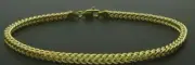 10k Real Yellow Gold Franco 3mm Anklet Bracelet. 9" 10'' 4.0 gr