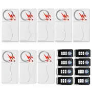 8× Wireless Door Alarm Magnetic Sensor Window Burglar Home Secure Entry w/Remote