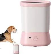 Pet Automatic Foot Washing Machine, Anti-splash Paw Cleaner, Outdoor Dog Feet Washer 11.2x15.4cm/4.41x6.06 Inches Two-Speed Functionality/Portable & Travel-Friendly For Camping, Travel
