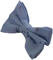 [Zasel] Mens Light Blue Preppy Anchor Patterned Cotton Bow Tie Light Blue, Navy, Red