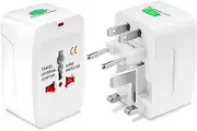 Universal Worldwide All in One Phone Charger Travel Wall Ac Power Plug Adapter