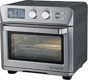 BOS & SARINO Air Fryer 24L Convection Rotisserie Oven Stainless Steel