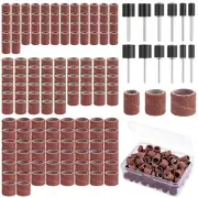 162 Pieces Sanding Drums Kit Drum Sander for Drill with Storage Box Including...