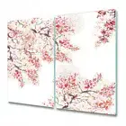 Glass Induction Ceramic Hob Cover Spring Cherry Blossom Floral Flowers 2x30x52