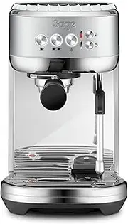 Sage - The Bambino Plus - Compact Coffee Machine with Automatic Milk Frother, Brushed Stainless Steel