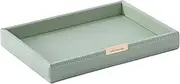 [Generic] Leather Tray - Elegant Catchall Tray,Multifunctional Vanity Organizer, Coffee Table Accessories for Home, Studio
