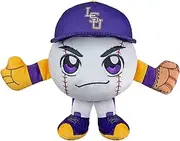 Bleacher Creatures LSU Tigers 8" Kuricha Baseball Sitting Plush - Soft Chibi Inspired Plush