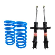 2 Front HD STD Gabriel Ultra Strut Shocks + Lovells Springs for Holden Barina SB