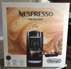 Nespresso Vertuo Plus DeLonghi Black New In Box