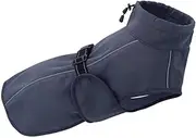 GANAZONO Cozy Waterproof Dog Jacket Warm Pet Coat for Dogs and Puppies Reflective Vest Light Weight Easy On/Off