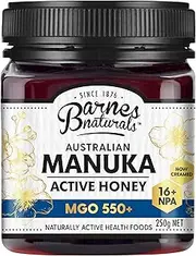 Barnes Naturals MGO 550+ Australian Active Manuka Honey 250 g