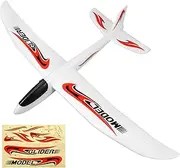ibasenice 99cm Throwing Aircraft Childrens Plane Glider Airplane Outdoor Sports Flying Toy