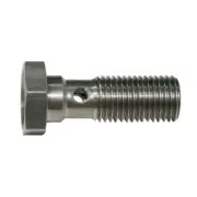 Aeroflow AF303-04L Banjo Bolt 7/16-24 Stainless 25mm Long