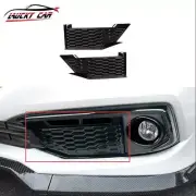 For Honda Civic 2019-2020 4-Door Piano Black Style Front Fog Lights Panel Trim (for: Honda Civic)