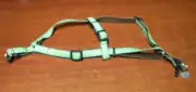 DogGoneIt Step-In Harness Dog 5/8" Small Lime Green Turquoise Polka Dot NEW