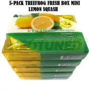 5-Pack Treefrog Fresh Box Air Freshener Mini 80g JDM Fresh Scent Lemon Squash