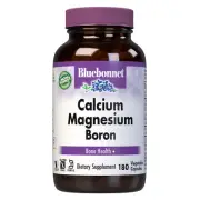 Bluebonnet Calcium Magnesium Boron 180 Vegetable Capsules , Bone Health