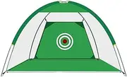 Golf Training Accessories Golf Practice Net Tent Golf Hitting Cage Garden Grassland Practice Tent Golf Training Equipment Mesh Golf Practice Net