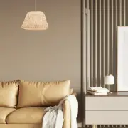 Bamboo Lantern Handmade Shade Small Lampshades for Wall Lights Rattan