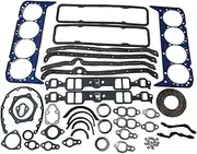 Automotive Car Full Set Overhaul Gaskets, Compatible with SBC 283 302 350 V8 Engines Full Set Engine Overhaul Rebuilding