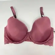 Calvin Klein Seductive Comfort Lace Demi Bra Size 36DD QF1444 Demi Lift Multiway