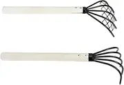 2pcs Seafood Rake with Handle Durable Multipurpose Digging Tool for Beach Clamming and Efficient Clam Rake for Easy Shellfish Harvesting