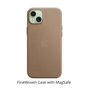 Apple FineWoven Case with MagSafe for iPhone 15 Plus Series Taupe MT473ZM/A