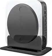 [JEMACHE] Aluminum Desktop Vertical Stand Holder Compatible with Apple Mac mini 2010-2023 M2 Pro (Black)