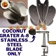 COCONUT SCRAPER GRATER HEAD Blades Stainless Steel Blades A-8 Odiris Ceylon